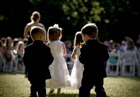 Mažieji vestuvių svečiai I. Vaikai vestuvių ceremonijoje